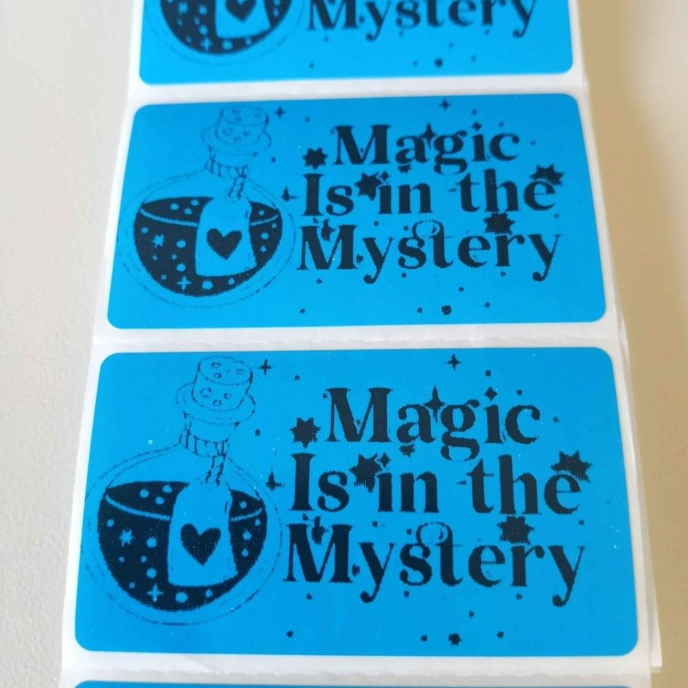 💙100 Magic Mystery- Shipping Labels Thermal Packaging Stickers 2.25"x1.25"💙